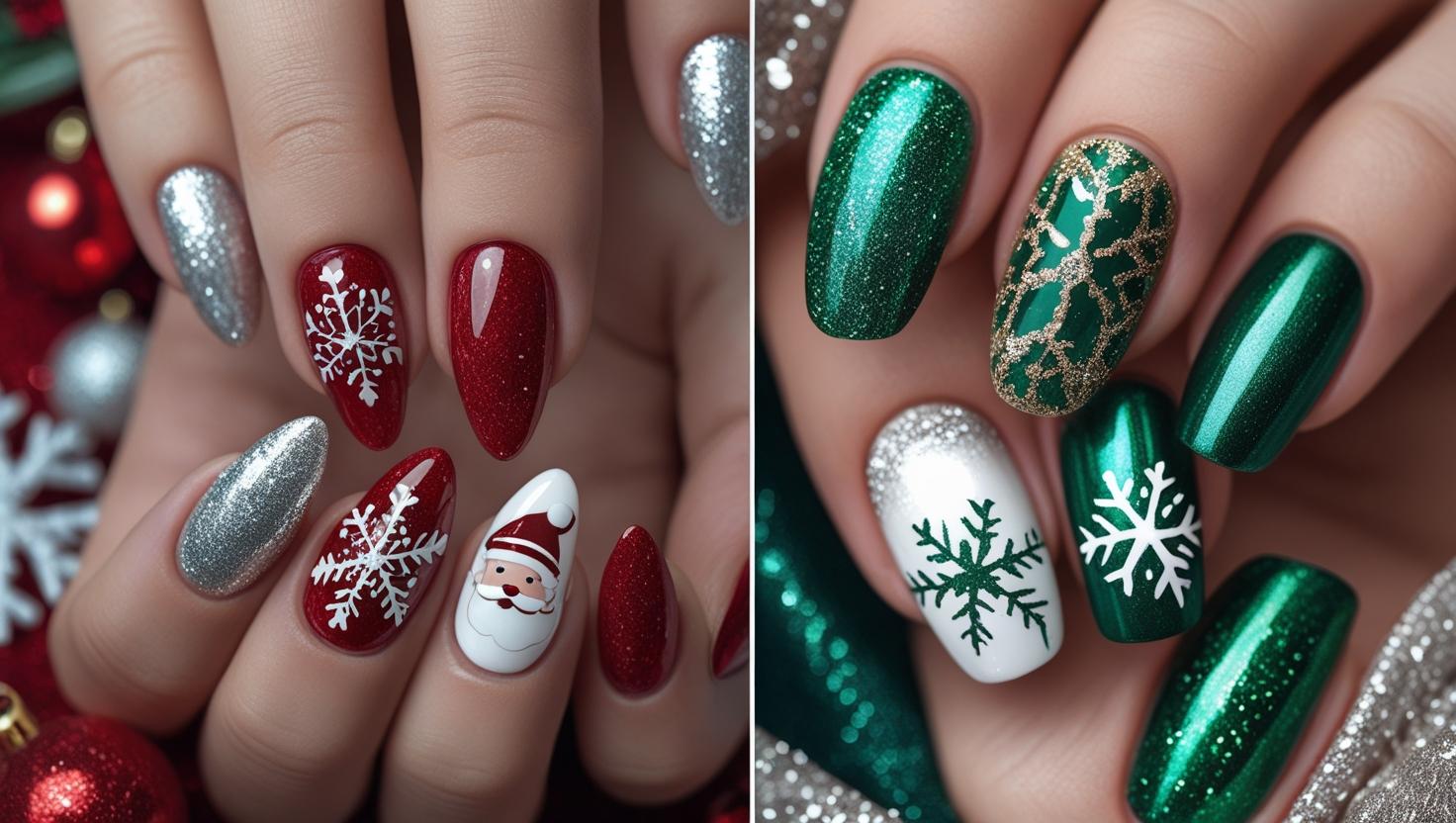 Nail Shapes and Design for Christmas Day 2025