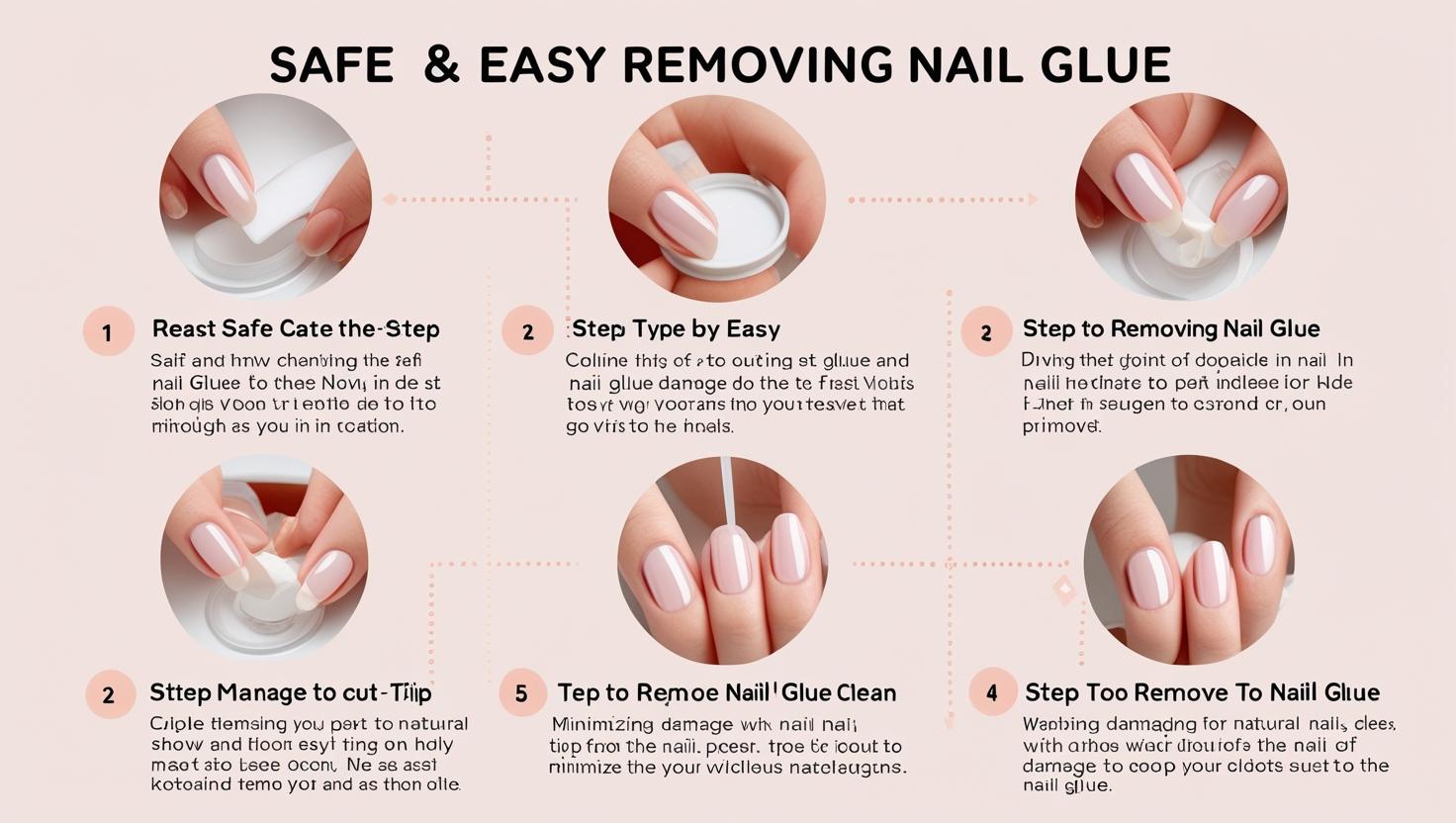 How to Remove Nail Glue Safely and Easily