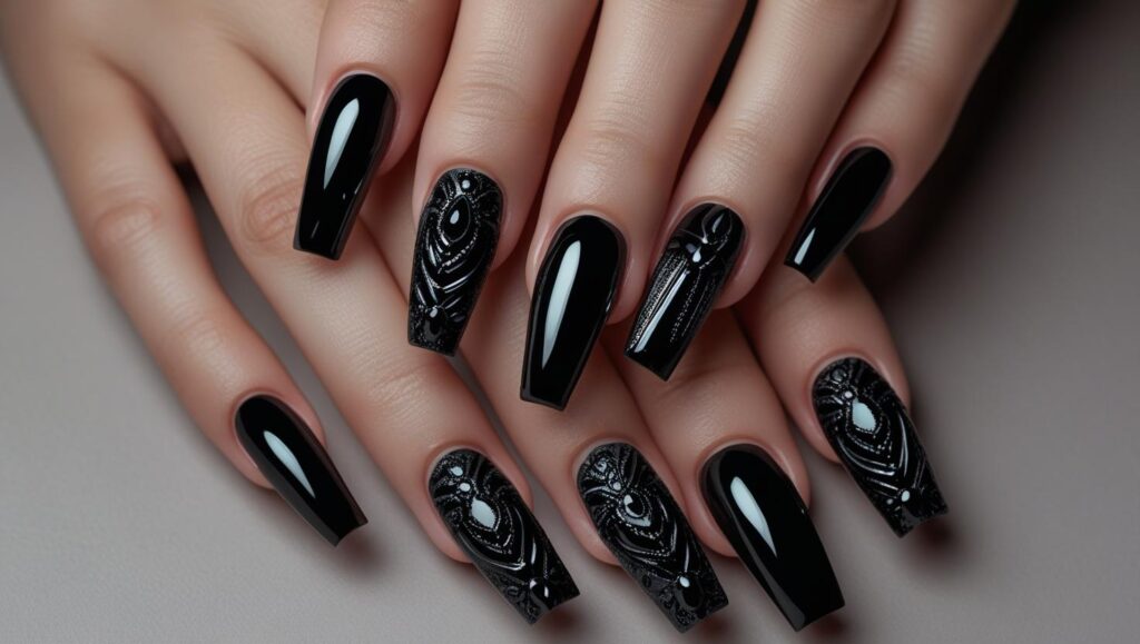 Slay in Style with Coffin-Shaped Nails