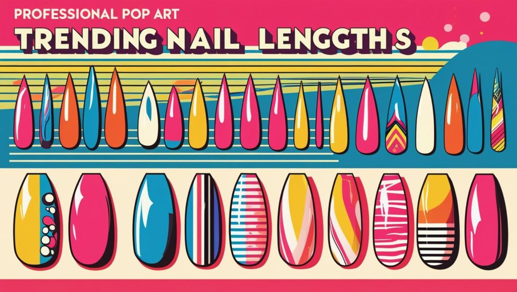 Trending Nail Lengths in Nail Salons 2025